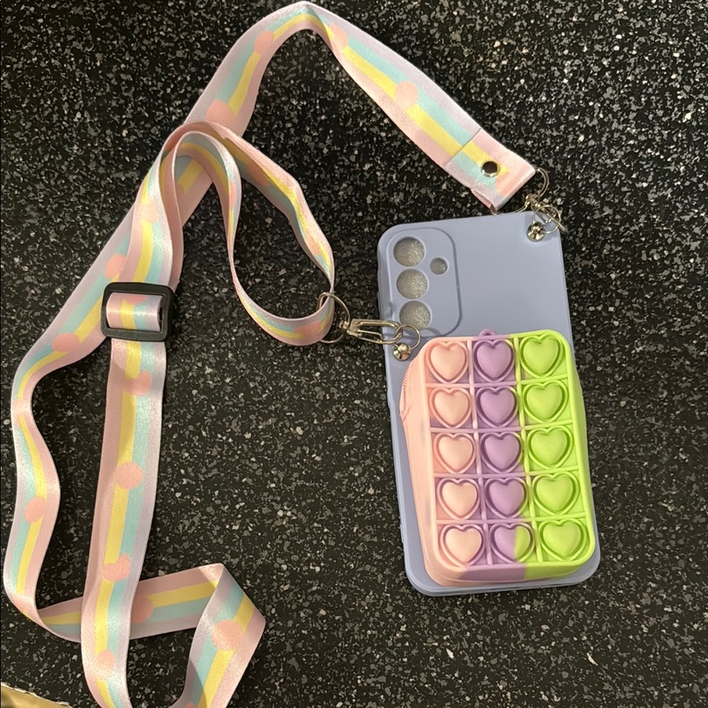 Pastel Phone Case with Strap
